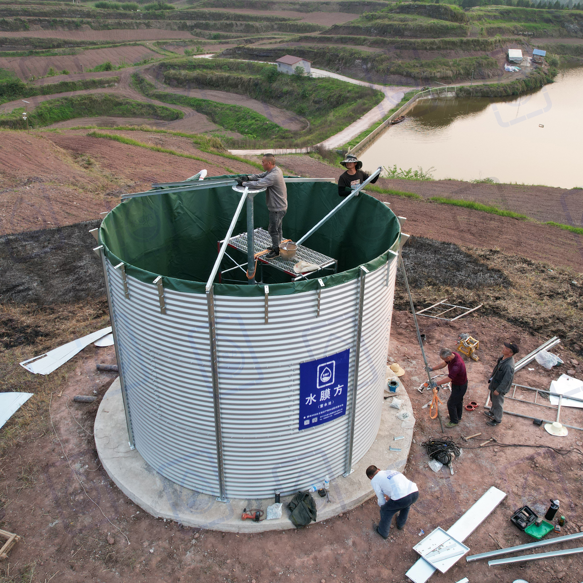 水膜方專業級森林防火裝配式蓄水池，為森林安全保駕護航